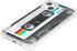 Case for iPhone 13, Matte Finish Heavy Duty Soft Back Cover with Reinforced Corners, Retro Cassette Tape Design