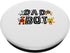 Funny Dad Bot Robot Robotics Funny Gift For Fathers PopSockets Standard PopGrip