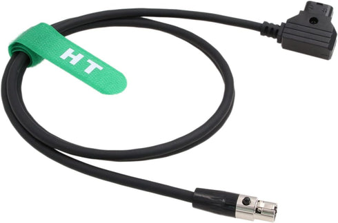 HangTon 4 055 056 058 F-10A F-7H 074 (1m) D-tap Power Cable Mini XLR Pin for Alphatron EVF Viewfinder TVLogic VFM LVM
