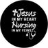 Jesus Heart Nursing Veins Nurse RN God Faith Christian Gift - PopSockets Swappable PopGrip