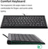 CUQI Mini Keyboard, Small Wired 82 Scissor Keys, USB Compact Keyboard for Windows, Android, Raspberry Pi