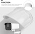 HOMSFOU Universal Camera Shelter Backup Camera Rain Shield Outdoor Security Camera Cover Security Camera Housing