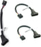 3 Pack USB 3.0 Header to USB 2.0 Motherboard Adapter, 19 Pin to 9 Pin Connector Cable for PC Computer Chassis