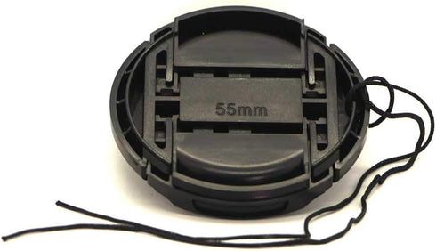 D3500 Lens Cap & UV Filter - Digital Multi-Coated Slim Frame Glass for Nikon D3500 D3400 D5600 with AF-P 18-55mm