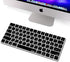 XSKN Arabic Language Keyboard Silicone Cover Skin for Apple Magic Keyboard (MLA22LL/A), US Layout - Black