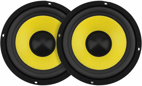 DriSentri 2 Pieces 6 Inch Bass Loudspeaker Woofer Speaker, Wide Frequency Response Car
