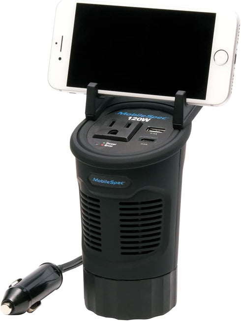 MobileSpec MSI120C 120 Watt Cup Power Inverter