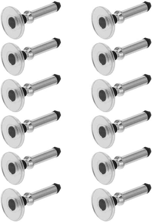 12 Pieces Universal Replacement Disc Tip Stylus Pen Tips, Round Transparent Disc Tip for Touch Screen Tablet Phone