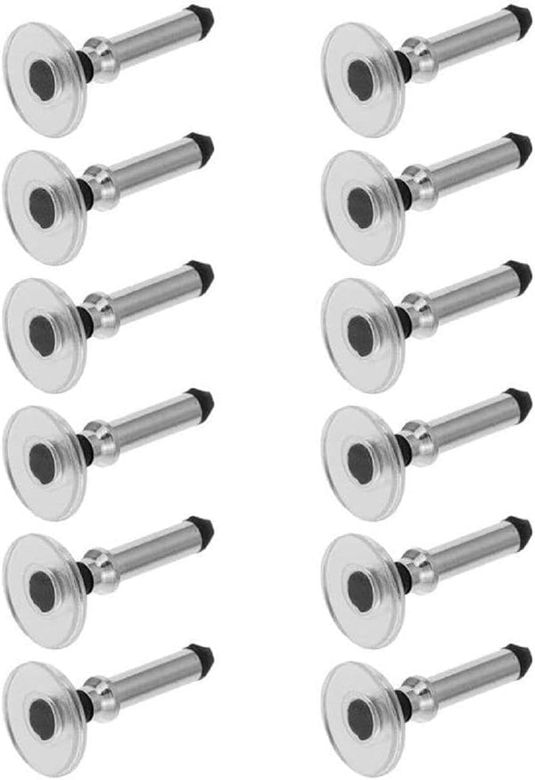 12 Pieces Universal Replacement Disc Tip Stylus Pen Tips, Round Transparent Disc Tip for Touch Screen Tablet Phone