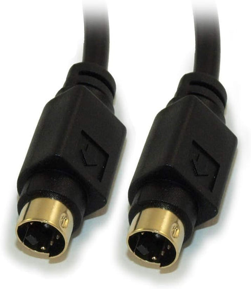BRENDAZ S-Video Cable - 4 pin SVHS Gold Plated for Camcorders, Home Theater, VCRs, DVD Players, 6-FEET