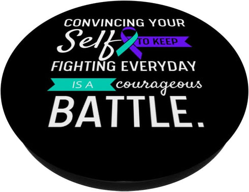 Mental Health Suicide Awareness & Suicide Prevention Apparel PopSockets Swappable PopGrip