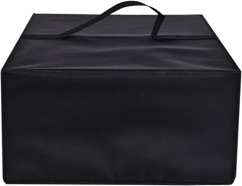 NUENSS-RO Record Player Turntable Dust Cover, Compatible with Nostalgic 6-in-1/8-in-1 Bluetooth Record Player (Black)