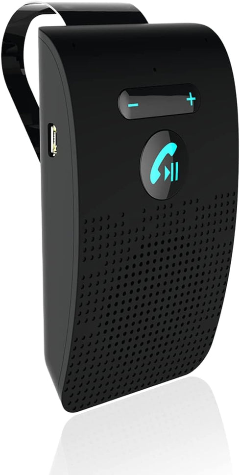 Car Bluetooth Speaker for Cell Phone, Hands-Free Bluetooth Speaker Phone with Back Clip, Auto Power On Off