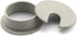2pcs 1-3/8 Inch Desk Grommets, Cable Hole Cover for Office PC, Plastic Organizer in Gray