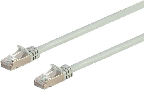 Monoprice Cat7 Ethernet Network Patch Cable - 5 feet, Gray, 26AWG, Shielded, Entegrade Series