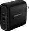 Amazon Basics 36W Dual Port USB-C Wall Charger with Power Delivery, Foldable Plug, for