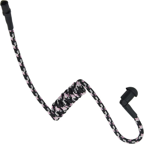 Replacement Braided Nylon Surveillance Acoustic Coil Tube for Radio Earpiece, Moisture Resistant Fiber Mesh Colorful