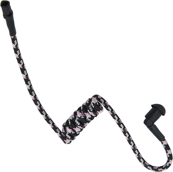 Replacement Braided Nylon Surveillance Acoustic Coil Tube for Radio Earpiece, Moisture Resistant Fiber Mesh Colorful