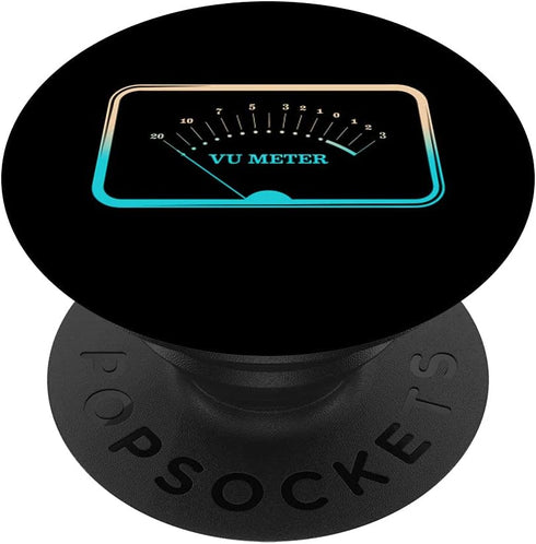 Sound Engineer VU Meter Analog Audio Technician Music Mixer PopSockets Swappable Grip