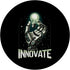 Futuristic Robot Hand with Light Bulb, Robotics Engineering PopSockets Standard PopGrip