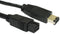 AYA FireWire Cable 3Ft (3 Feet) IEEE-1394b 9pin-6pin 800/400Mbps for Windows, Mac, Sony iLink