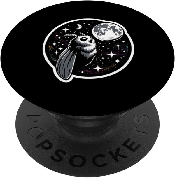 Mothman Funny Mystical Nocturnal Creature PopSockets Standard PopGrip
