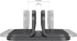 JOKItech Aluminum Laptop Vertical Stand Organizer, Sturdy Laptop Computer Holder Desktop Stand Compatible with new