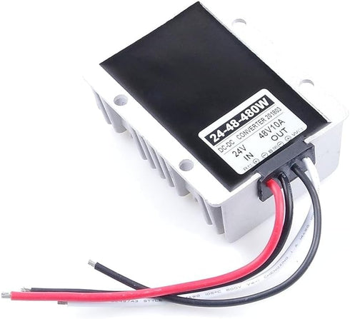 Waterproof DC-DC 24V (18V - 32V) Step Up to 48V 10A Voltage Boost Converter Regulator Power Supply
