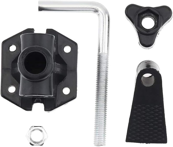 1Pc Black Bracket Clamp Accessories Holder for Mic Clamps, Fixed Metal Desk Lamp Clip, Camera Flash Mount, Monitor