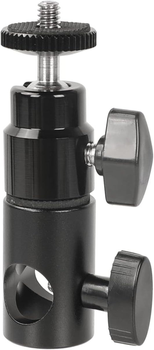 CAMVATE Articulated Light Stand Mount Mini Ball Head 1/4''-20 for Monitor/LED Light - 1952