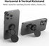 Phone Grip, 360° Rotation & Adjustable Metal Ring Holder, Works with Magnetic Car Mount for iPhone & Samsung