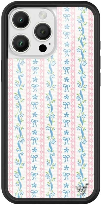 Wildflower Cases - Compatible with iPhone 16 Pro Max | Protective Black Bumper,