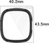 FitTurn 6Pack Screen Protector Case Compatible with Fitbit Versa 4/Sense 2 with HD Tempered Glass Case Cover Full Coverage Shell Protective for Versa 4/Sense 2 Smartwatch