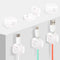 Magnetic Cable Clips Cord Organizer Holder, 6 Pack Adhesive Wire Holder for USB Charging Cable Storage for Home Office