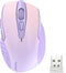 TECKNET Wireless Mouse, 2.4GHz Ergonomic Computer Mouse, Portable Cordless Mice for Laptop, 6 Buttons, Gradient Purple
