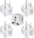 TEWOXIN 5PCS NEMA 6-15P Plug Adapter,15A 250V International to US/Canada Power Plug Converter,for