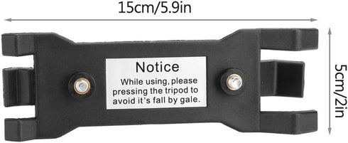 Outdoor Camera Tripod Umbrella Holder, Clip Clamp Bracket Stand Photography Accessory