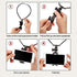 Neck Holder Lazy Neck Holder Stand, Universal Smart Phone Hanging Holder, Adjustable 4-6 inch Bracket