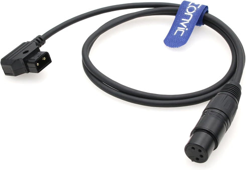 Eonvic F55/F5 GH4-YAGH 4-Pin (Straight-1M) Power Cable for Sony Venice Panasonic Camera Monitor DSLR Camcorder D-Tap