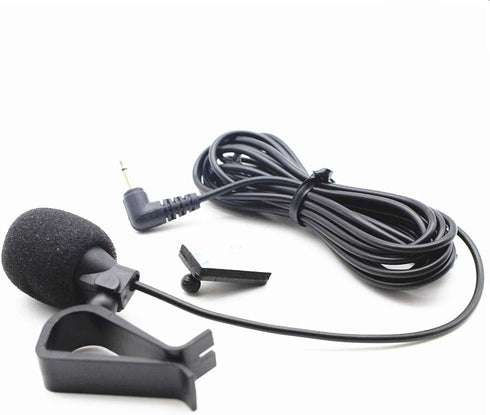2.5mm Microphone Mic Assembly for Car Vehicle Head Unit, Bluetooth Enabled Stereo Radio GPS DVD for Pioneer