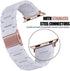 V-MORO Resin Band Compatible with Apple Watch Bands Series 10/9/8/7, 41mm 42mm 40mm 38mm Fashion Strap