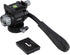 LEFTFOTO Mini Tripod Fluid Head with Pan Tilt Head, Arca Swiss Quick Release Plate for Camera Tripod and DSLR