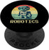 Retro Vintage Robot: Robotics Engineer Engineering PopSockets Standard PopGrip