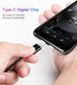 USB Type C Headphone Wired with Mic, Replacement for Fire Max 11, Kindle Scribe, Samsung Galaxy A54 5G