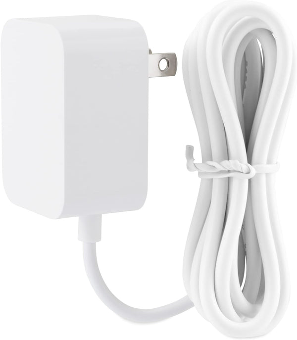 LEFXMOPHY Power Cord for VTech VM5463 VM5463-2HD Baby Monitor Camera, 5V White Charger with 5ft Cable