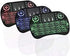Dreamlink 3 Colour Backlit 2.4GHz Mini Wireless Keyboard and Mouse Wireless Touchpad Rechargeable Combos for PC Pad Android TV Box and More