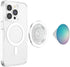 Blue and Purple Ombre Gradient Fading PopSockets MagSafe PopGrip for iPhone.