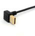 Gold Plated Angled USB C Cable Extension, 90 Degree Type C to USB 2.0 Up Angle Male Converter Data Sync Charging