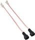 Front Rear Door Speaker Wiring Harness for Select 1998-2016 Ford/2001-2013 Mazda/1999-2011 Lincoln Aftermarket Speaker
