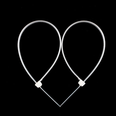 Star 8 inches 30 lb Ties,100 (2.5mm200mm Test Heavy Duty Nylon Cable PCS Zip Ties White)